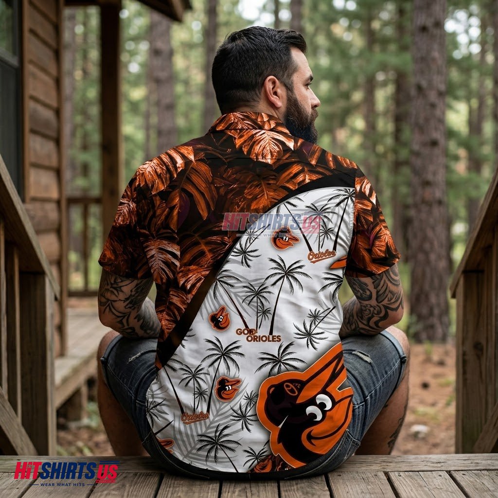 Baltimore Orioles Aloha Shirt MLB Go Orioles Coconut Tree Version 3 Baltimore Orioles Aloha Shirt MLB Go Orioles Coconut Tree Version 3