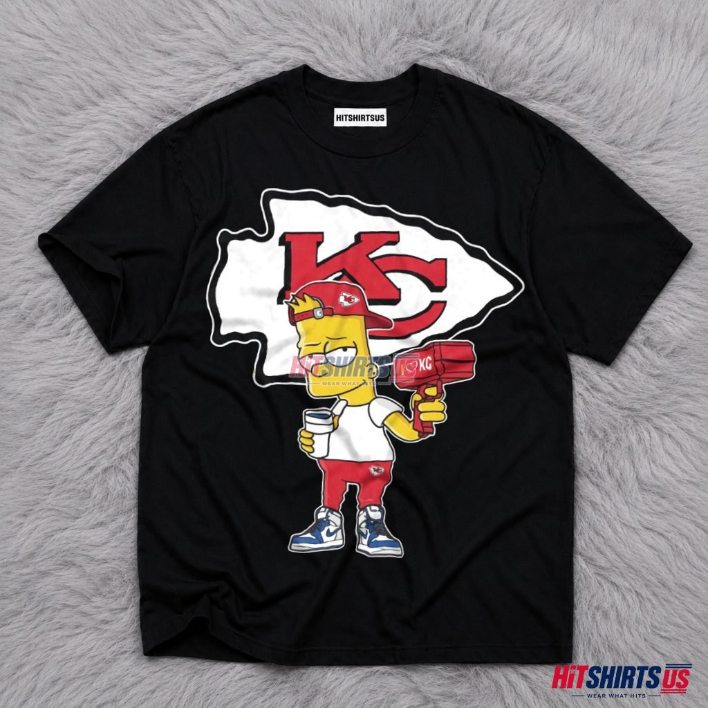 Bart Simpson Kansas City Chiefs Swag Fan T-Shirt