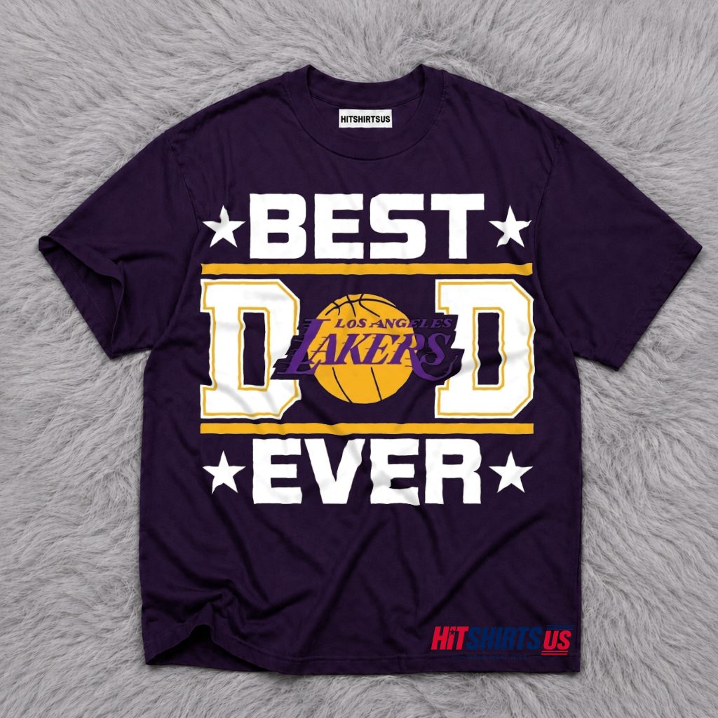Best Dad Los Angeles Lakers T-Shirt