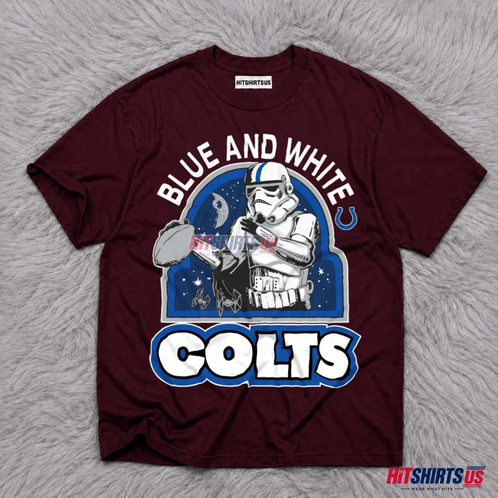 Blue White Stormtrooper Indianapolis Colts T-Shirt