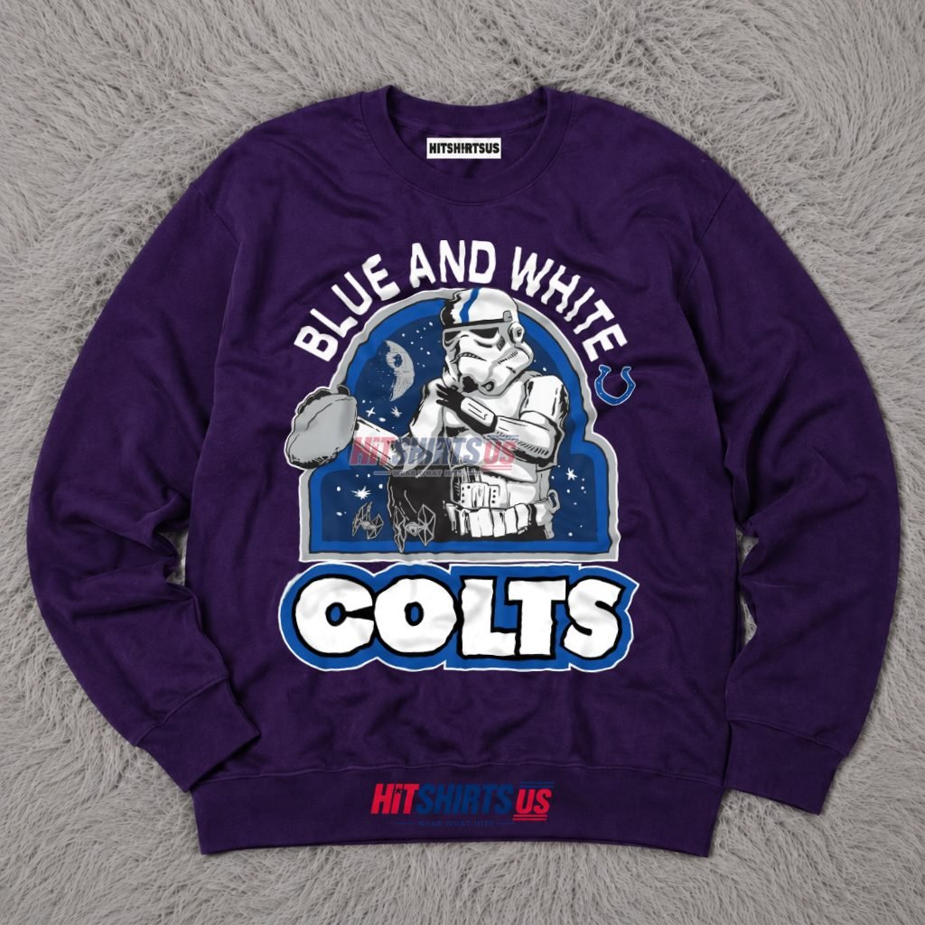 Blue White Stormtrooper Indianapolis Colts Long Sleeve Blue White Stormtrooper Indianapolis Colts Long Sleeve
