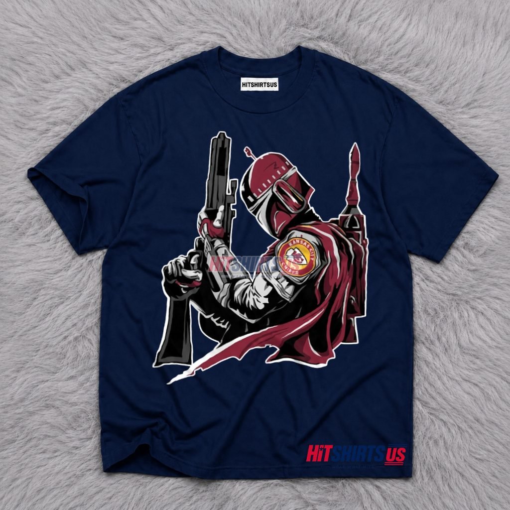 Boba Fett Kansas City Chiefs Bounty Hunter T-Shirt