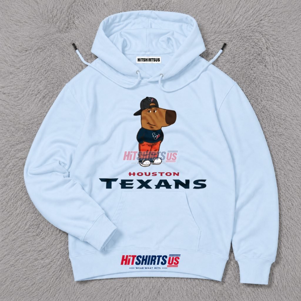 Chill Guy Houston Texans Christmas Meme Hoodie Chill Guy Houston Texans Christmas Meme Hoodie