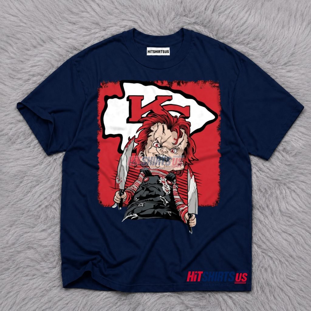 Chucky Kansas City Chiefs Halloween Horror T-Shirt