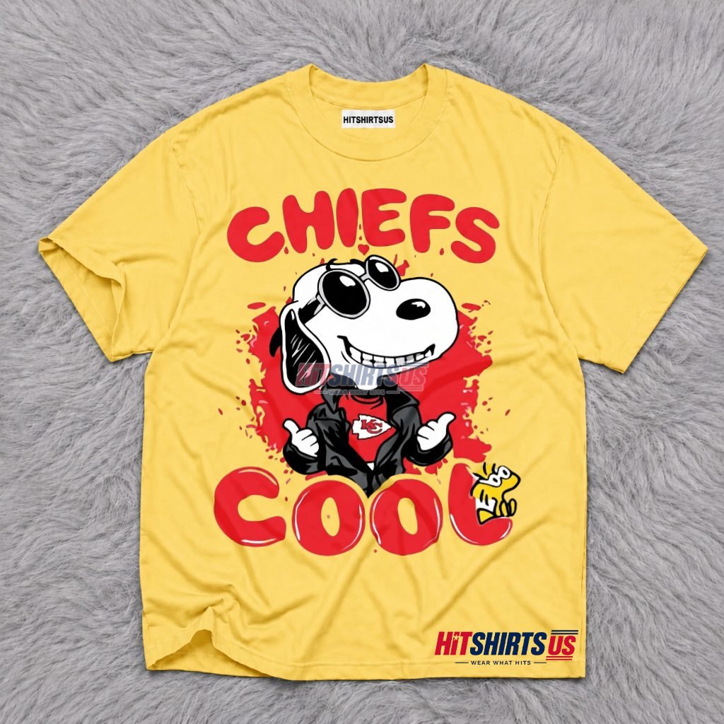 Cool Snoopy Kansas City Chiefs Joe Woodstock T-Shirt