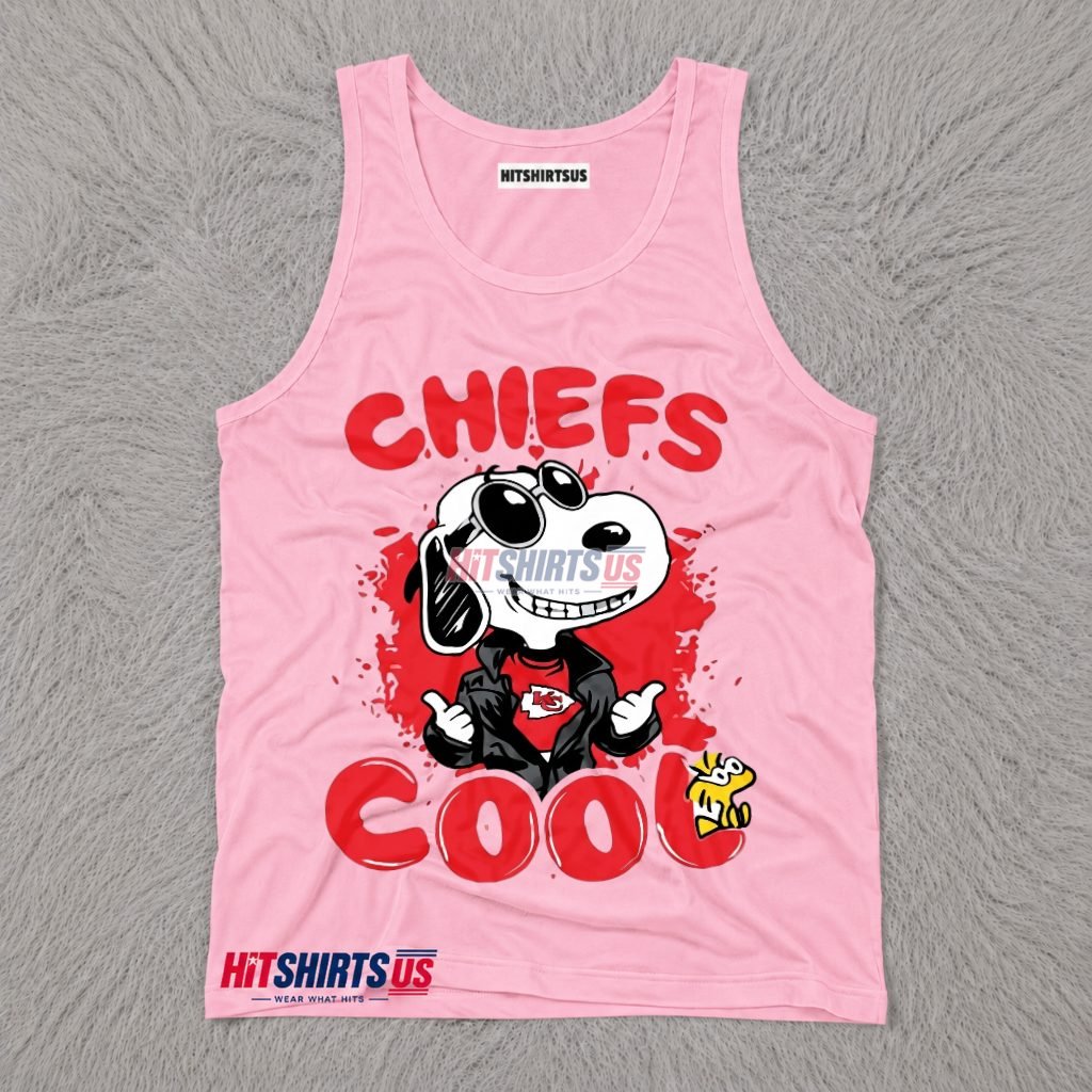 Cool Snoopy Kansas City Chiefs Joe Woodstock Tank Top Cool Snoopy Kansas City Chiefs Joe Woodstock Tank Top