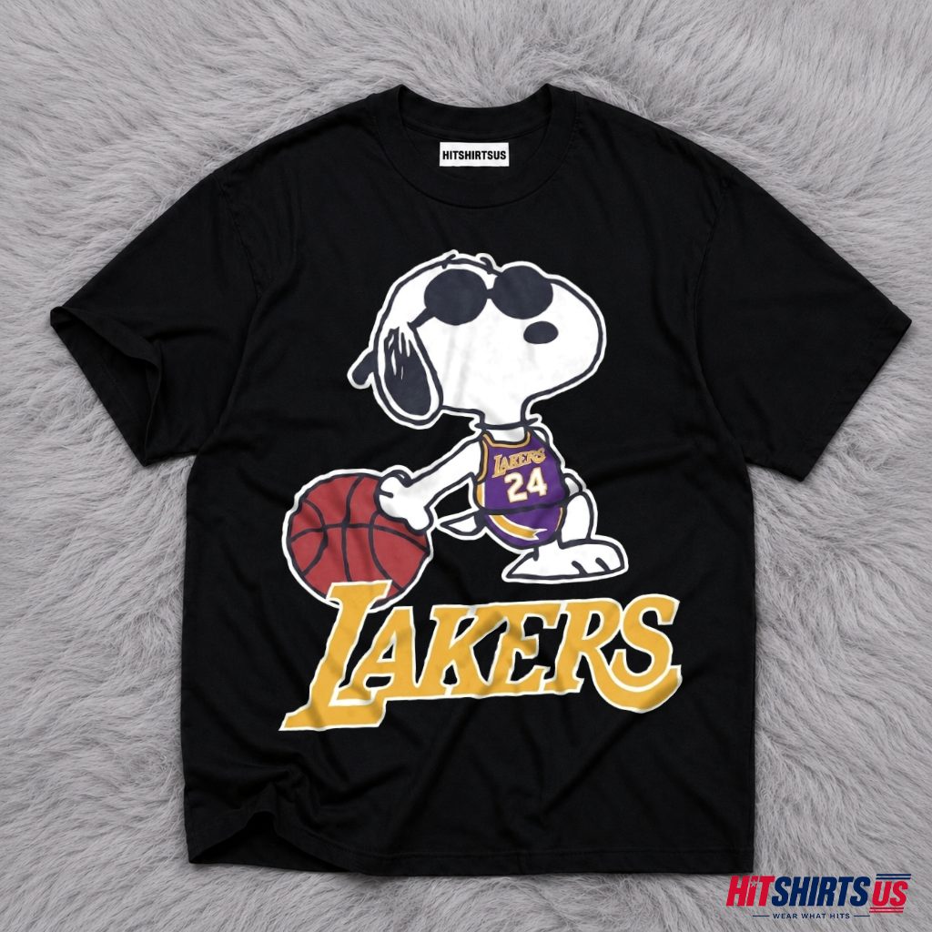 Cool Snoopy Los Angeles Lakers Youth T-Shirt