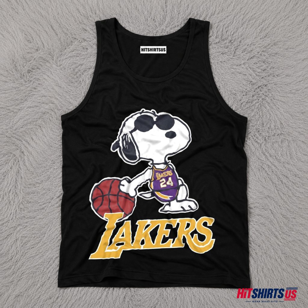 Cool Snoopy Los Angeles Lakers Youth Tank Top Cool Snoopy Los Angeles Lakers Youth Tank Top