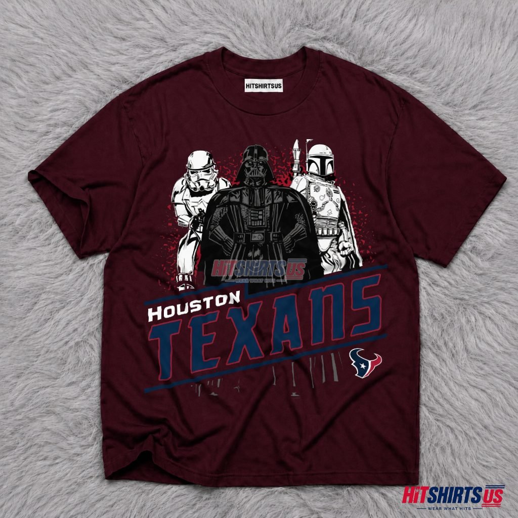 Darth Vader Houston Texans Football T-Shirt