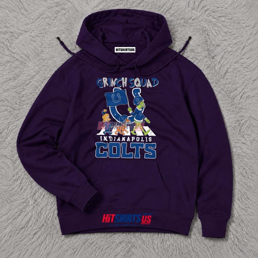 Grinch Squad Abbey Road Indianapolis Colts Hoodie Grinch Squad Abbey Road Indianapolis Colts Hoodie