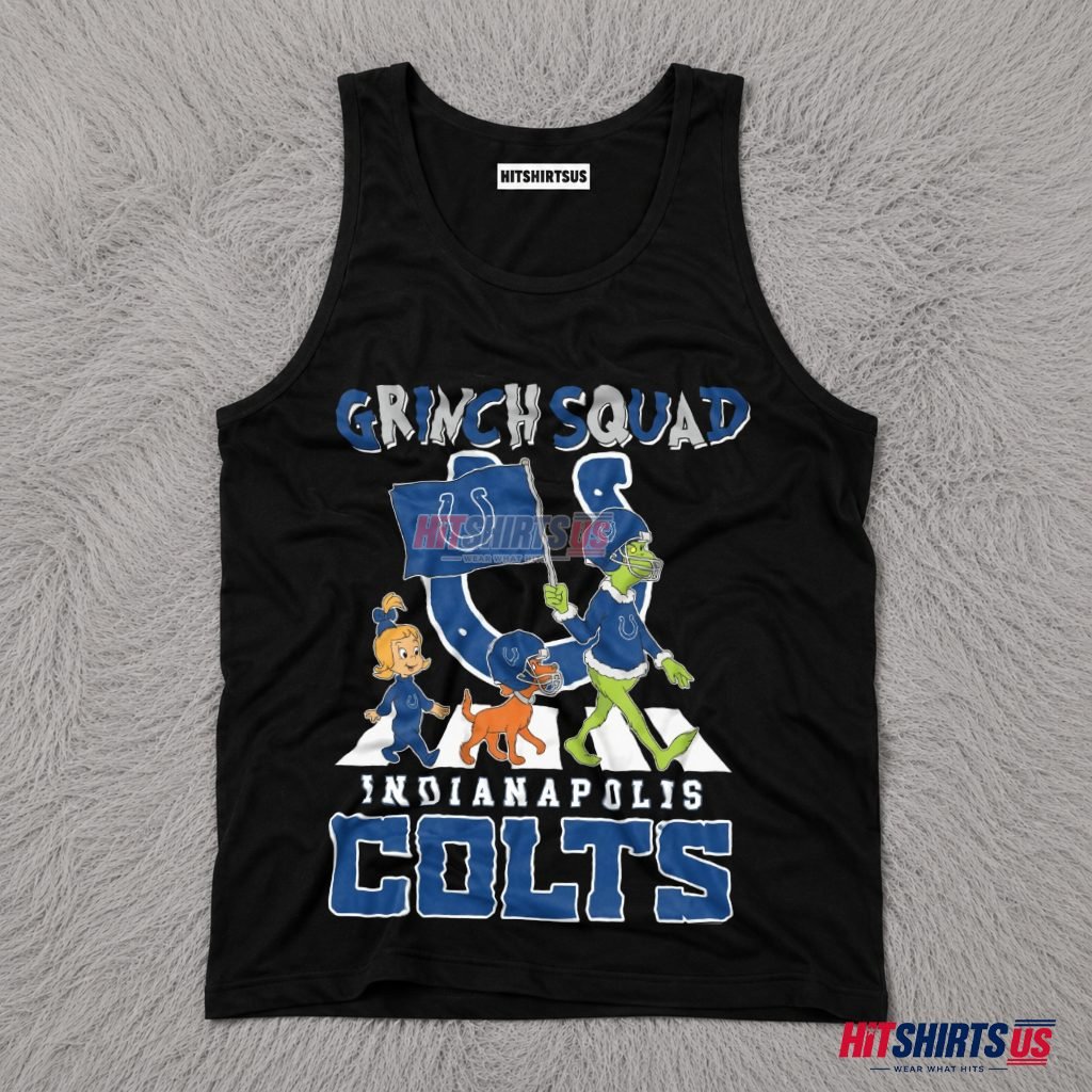 Grinch Squad Abbey Road Indianapolis Colts Tank Top Grinch Squad Abbey Road Indianapolis Colts Tank Top