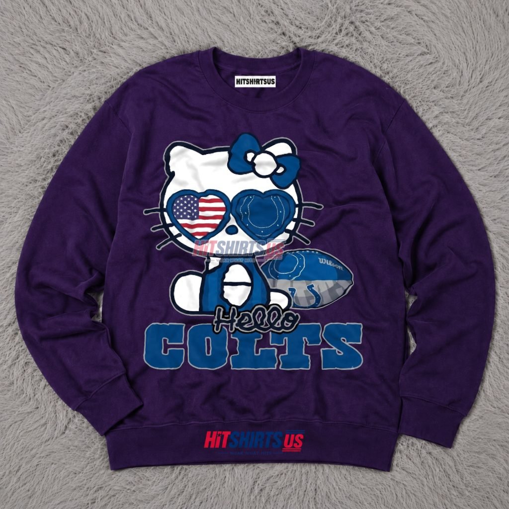 Hello Kitty Indianapolis Colts Heart Sunglasses Long Sleeve Hello Kitty Indianapolis Colts Heart Sunglasses Long Sleeve