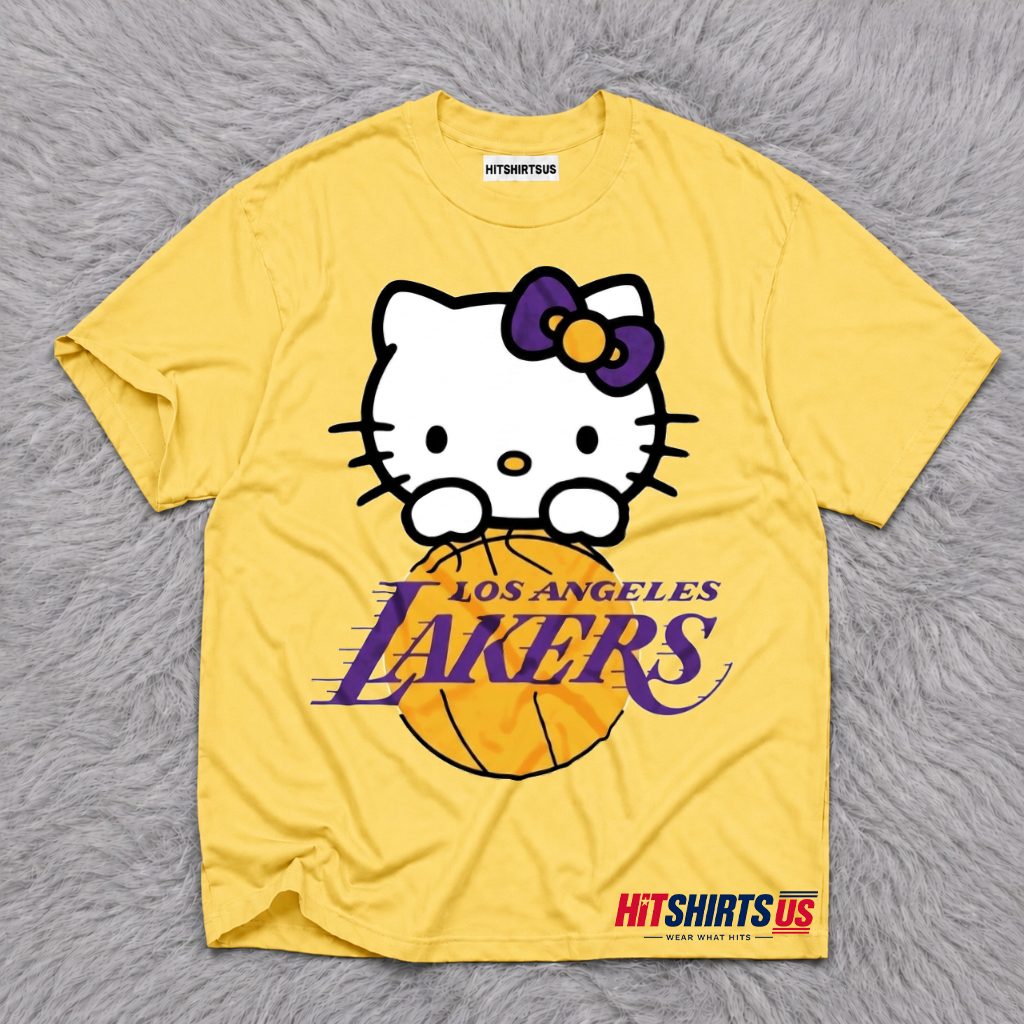 Hello Kitty Los Angeles Lakers T-Shirt