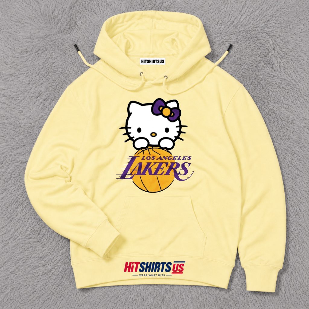 Hello Kitty Los Angeles Lakers Hoodie Hello Kitty Los Angeles Lakers Hoodie