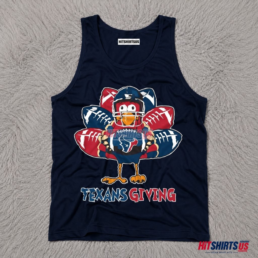 Houston Texans TexansGiving Thanksgiving Turkey Tank Top Houston Texans TexansGiving Thanksgiving Turkey Tank Top