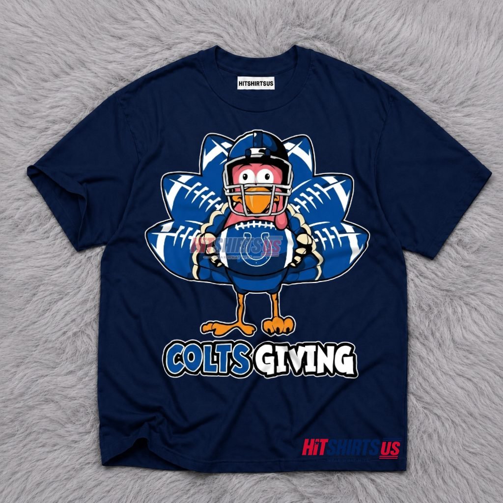 Indianapolis Colts ColtsGiving Thanksgiving Turkey T-Shirt