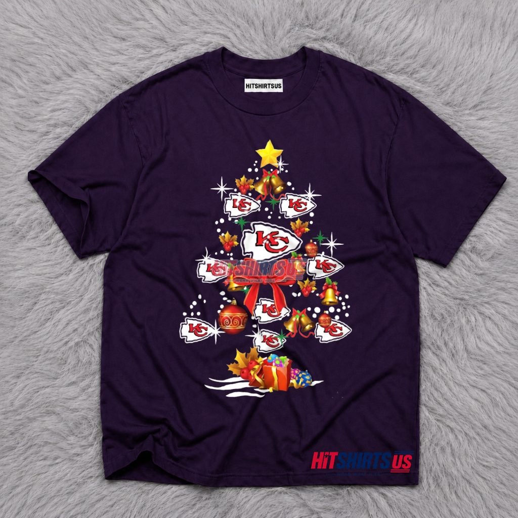 Kansas City Chiefs Christmas Tree Ornament T-Shirt