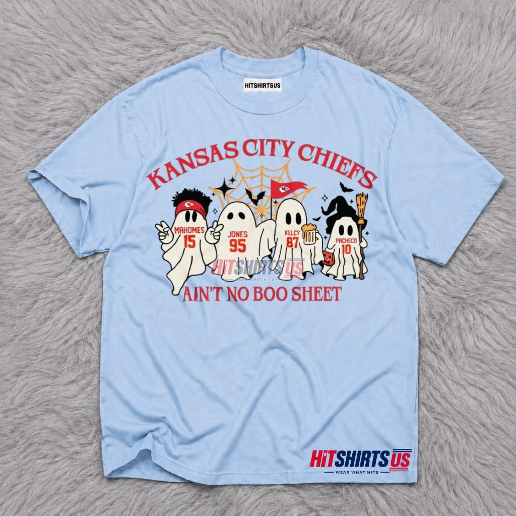 Kansas City Chiefs Ghost Squad Aint No Boo Sheet T-Shirt