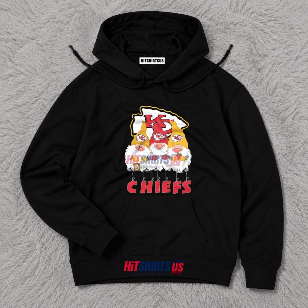 Kansas City Chiefs Gnomes Trio Christmas Fan Hoodie Kansas City Chiefs Gnomes Trio Christmas Fan Hoodie