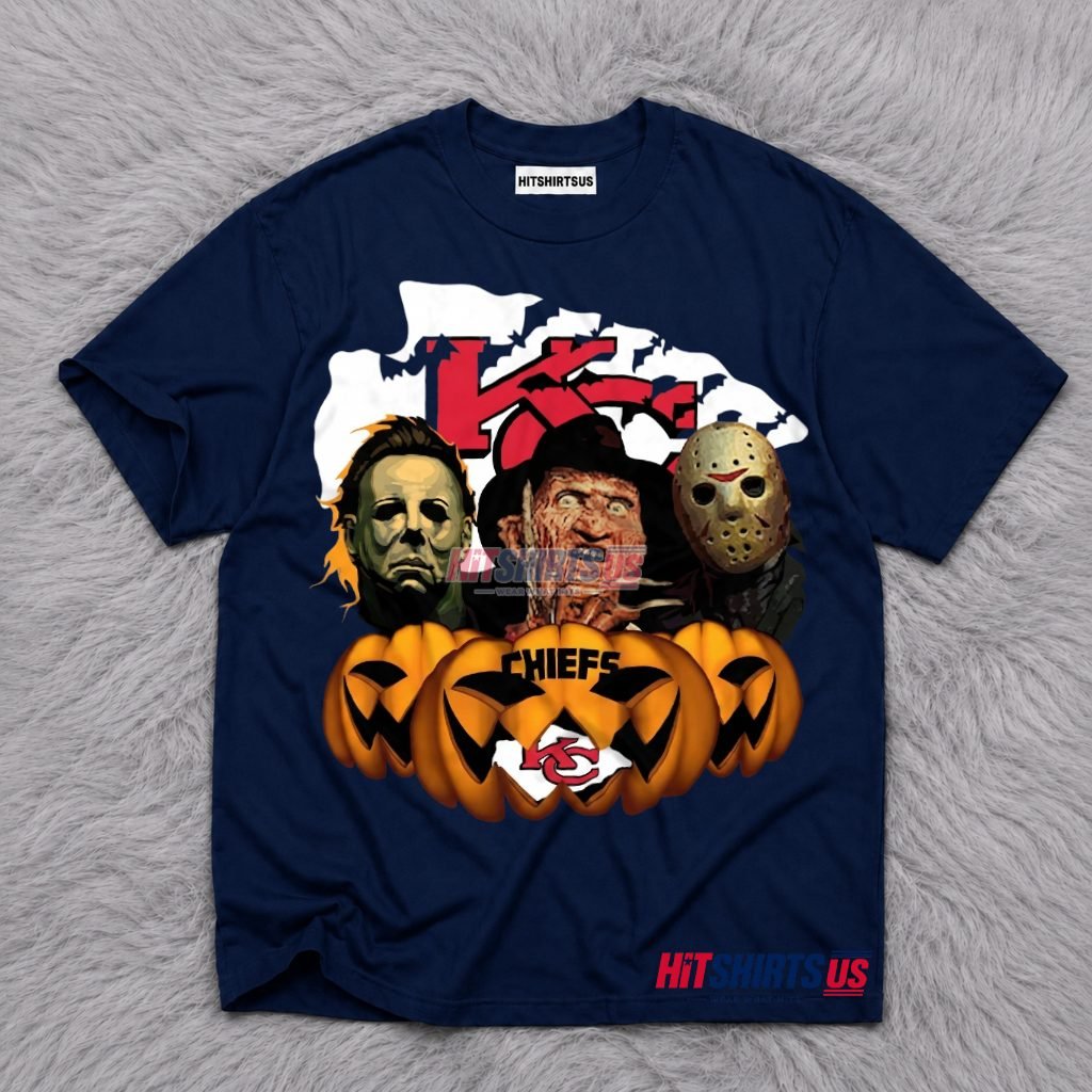 Kansas City Chiefs Michael Myers Freddy Jason T-Shirt