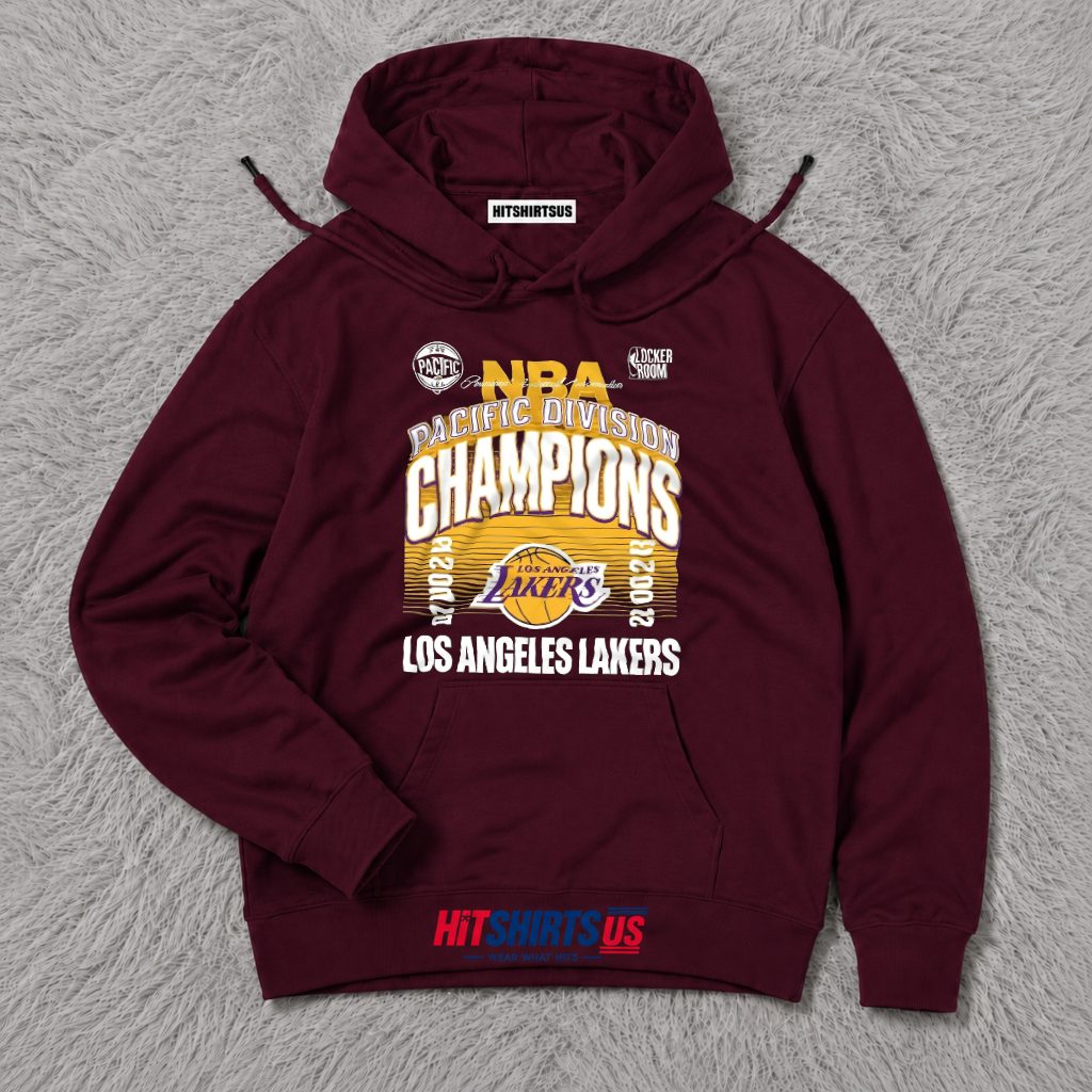 Lakers 2026 NBA Pacific Division Champions Locker Room Hoodie Lakers 2026 NBA Pacific Division Champions Locker Room Hoodie