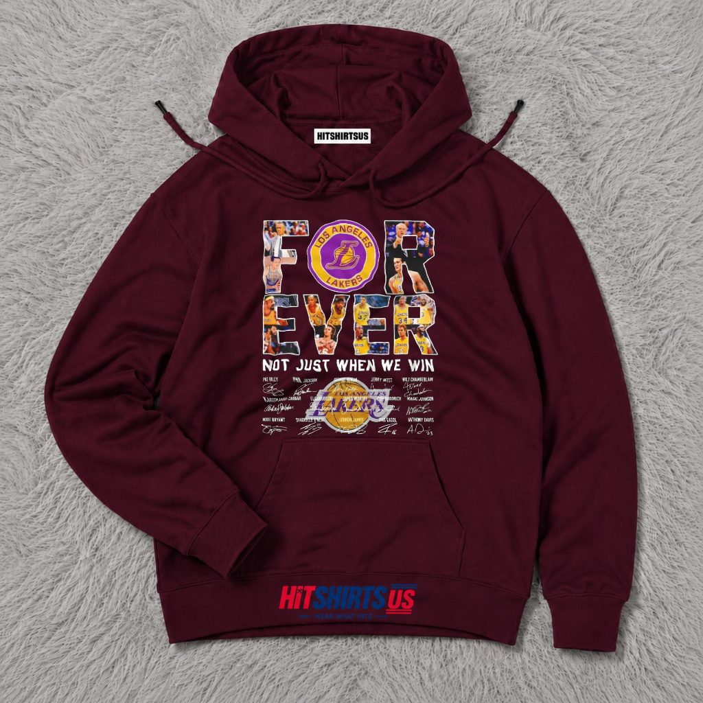 Los Angeles Lakers Forever Fan Signature Hoodie Los Angeles Lakers Forever Fan Signature Hoodie