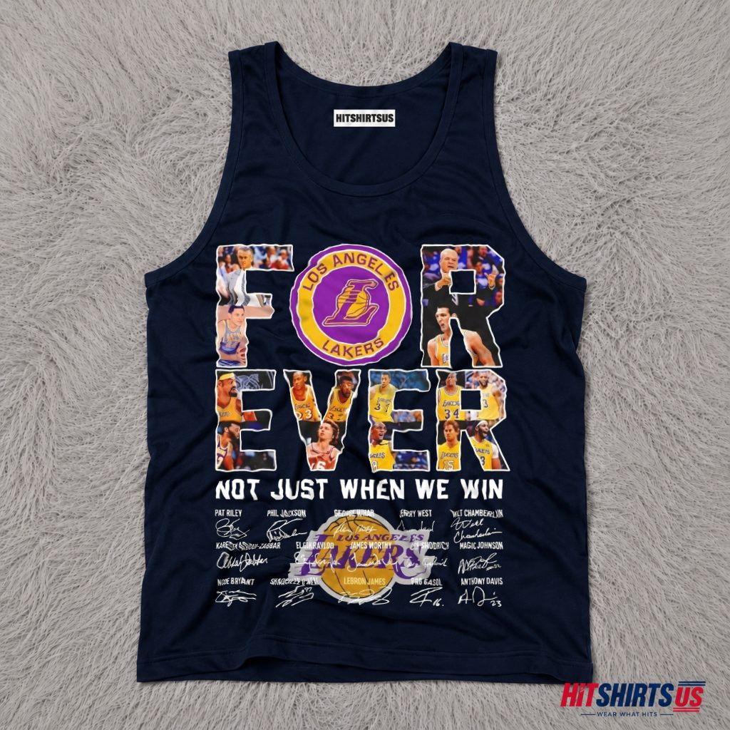 Los Angeles Lakers Forever Fan Signature Tank Top Los Angeles Lakers Forever Fan Signature Tank Top
