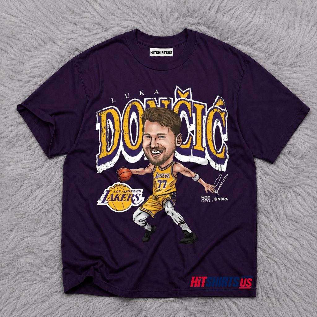 Luka Doncic Los Angeles Lakers Cartoon T-Shirt