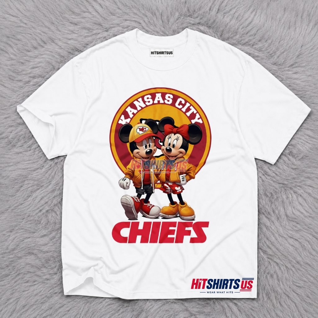 Mickey Minnie Kansas City Chiefs Couple T-Shirt