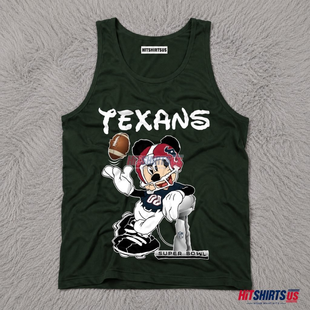 Mickey Mouse Houston Texans Super Bowl Fan Tank Top Mickey Mouse Houston Texans Super Bowl Fan Tank Top