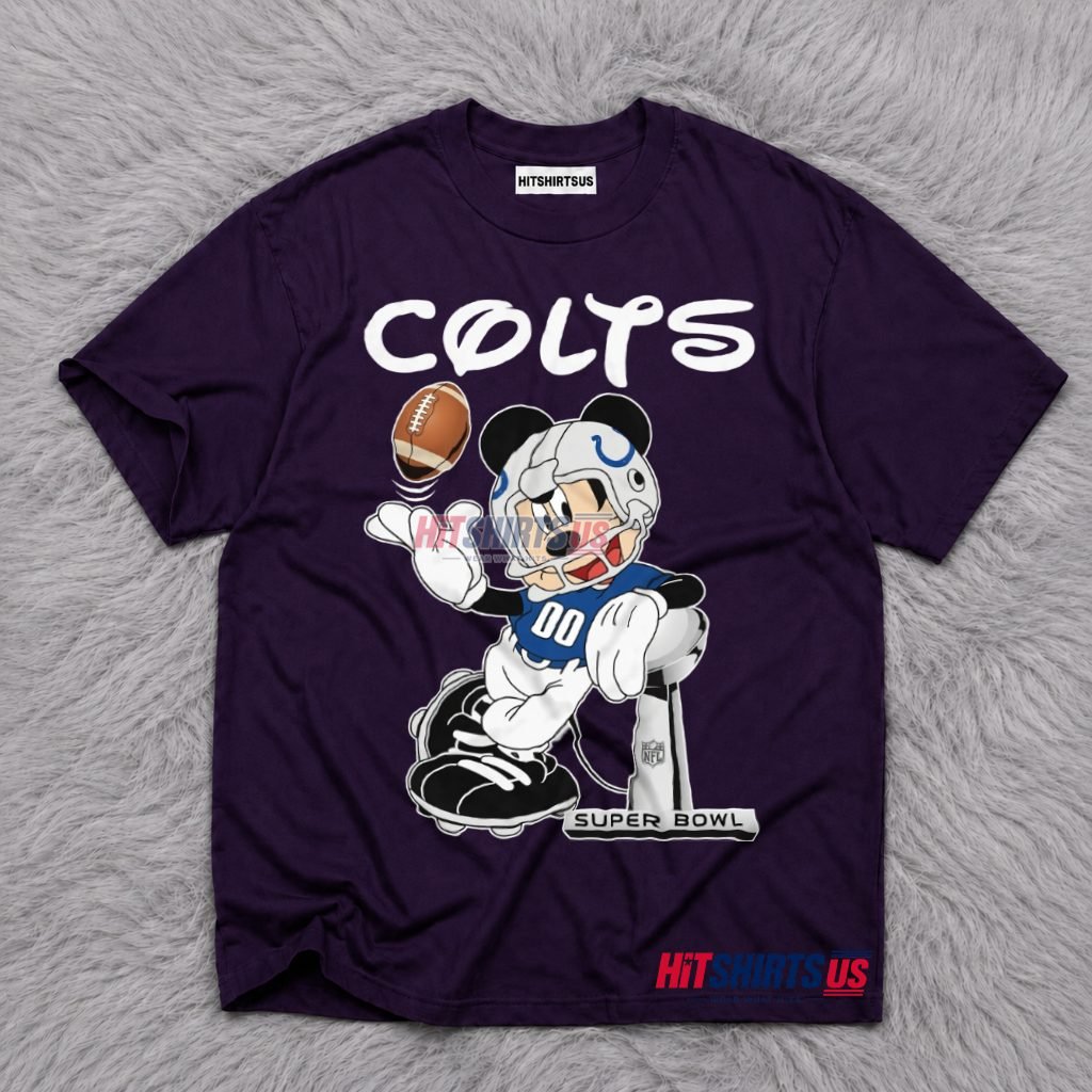 Mickey Mouse Indianapolis Colts Super Bowl Fan T-Shirt