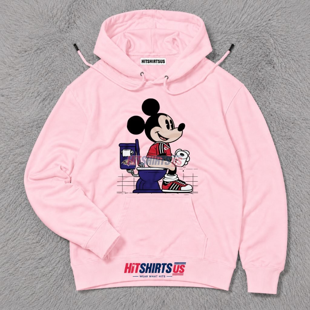 Mickey Mouse Kansas City Chiefs Trolling Ravens Hoodie Mickey Mouse Kansas City Chiefs Trolling Ravens Hoodie