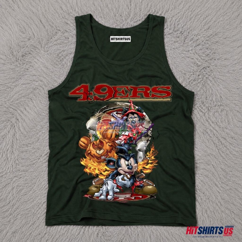 Mickey Mouse San Francisco 49Ers Halloween Tank Top Mickey Mouse San Francisco 49Ers Halloween Tank Top
