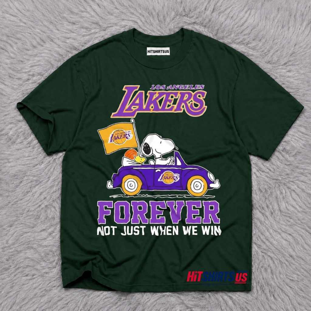 Peanuts Los Angeles Lakers Fan T-Shirt