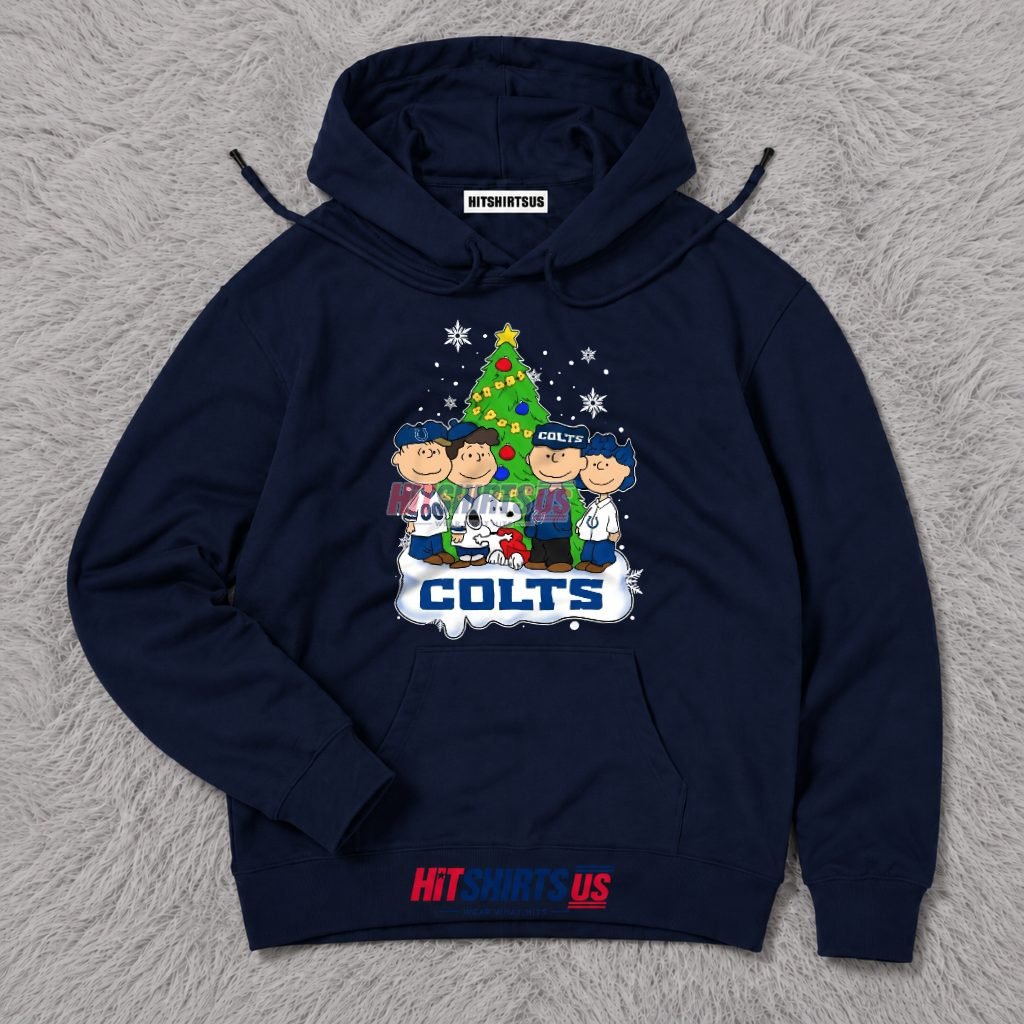 Peanuts Snoopy Indianapolis Colts Christmas Tree Hoodie Peanuts Snoopy Indianapolis Colts Christmas Tree Hoodie