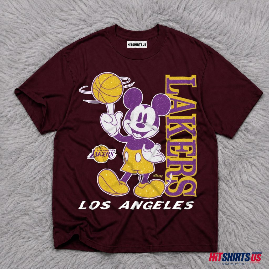 Retro Mickey Los Angeles Lakers T-Shirt