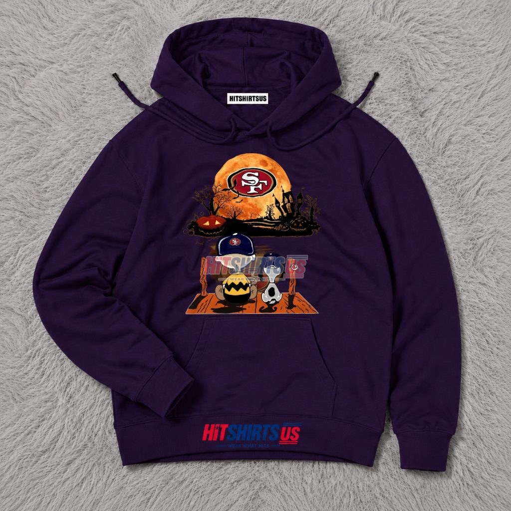 San Francisco 49Ers Charlie Brown Snoopy Halloween Hoodie San Francisco 49Ers Charlie Brown Snoopy Halloween Hoodie