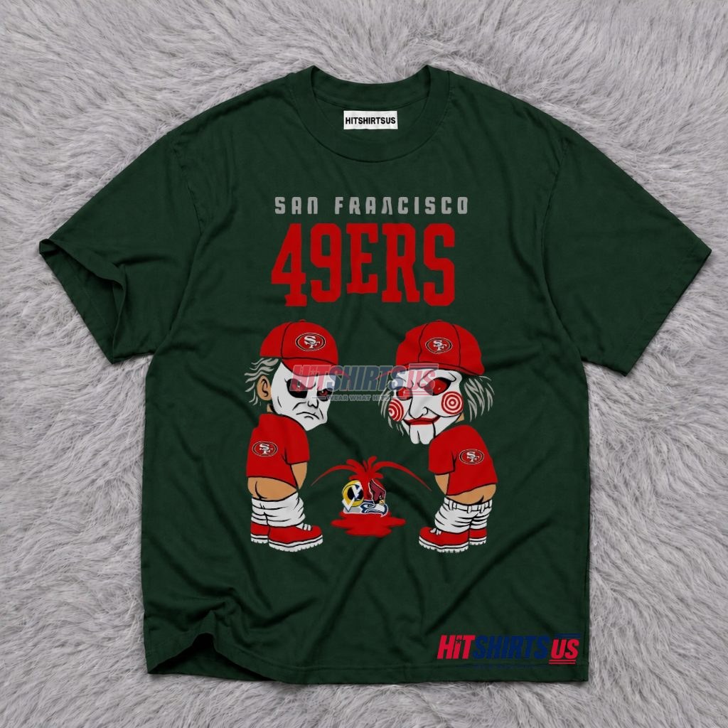 San Francisco 49Ers Chucky Jigsaw Puppet T-Shirt