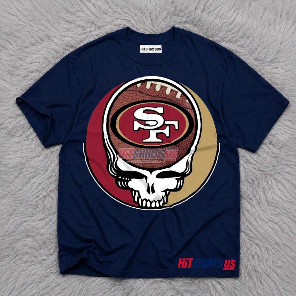 San Francisco 49Ers Grateful Dead Skull T-Shirt
