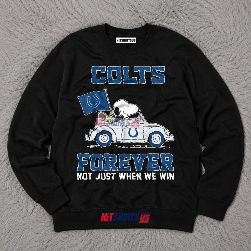 Snoopy Indianapolis Colts Fan Forever Not Just When We Win Long Sleeve Snoopy Indianapolis Colts Fan Forever Not Just When We Win Long Sleeve