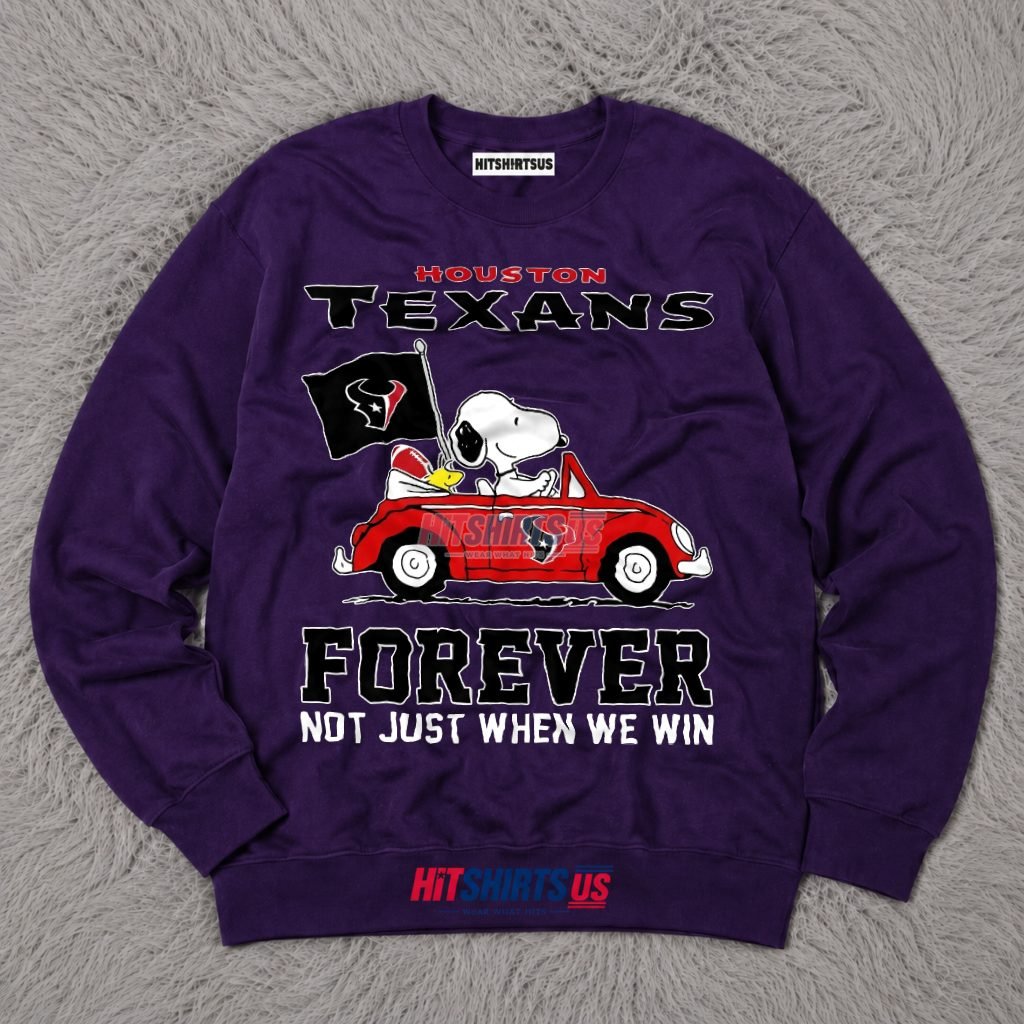 Snoopy Loyal Houston Texans Fan Not Just When We Win Long Sleeve Snoopy Loyal Houston Texans Fan Not Just When We Win Long Sleeve