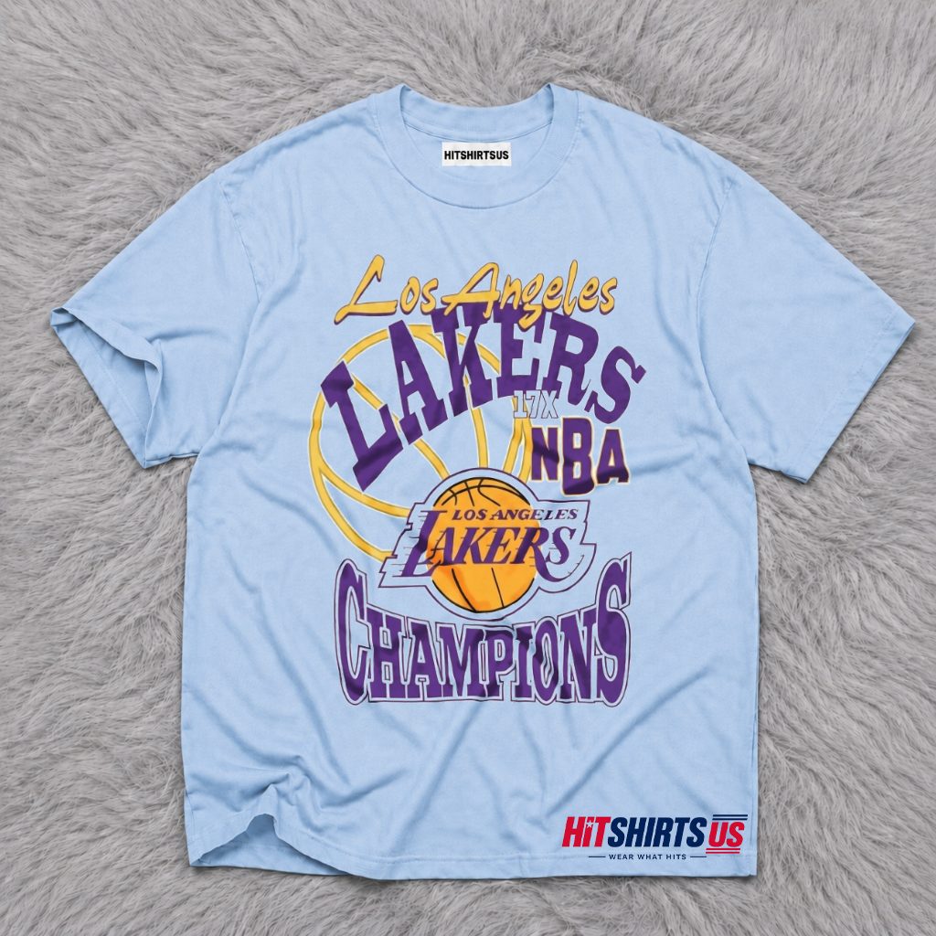 Vintage Los Angeles Lakers 17X NBA Champions T-Shirt